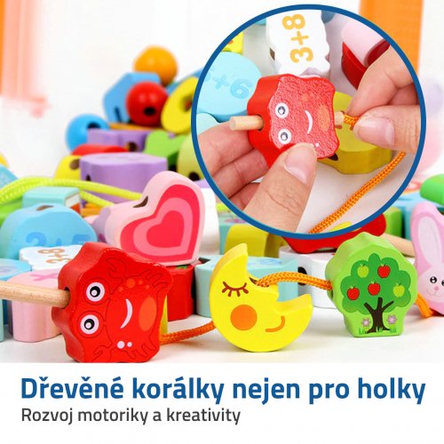 GFT Drevené korálky