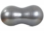 Verk 14285 Gymnastický míč tvarovaný 45 x 90 cm s pumpičkou stříbrný