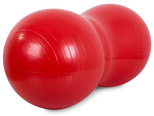 Verk 14285 Gymnastický míč tvarovaný 45 x 90 cm s pumpičkou červený