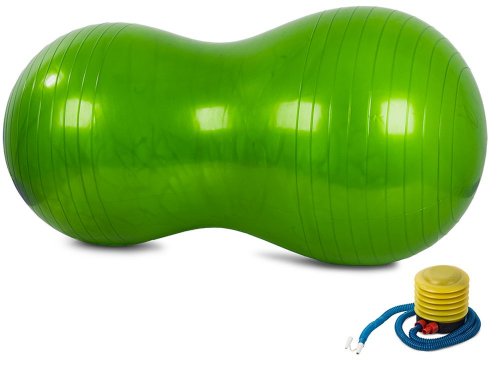 Verk 14285 Gymnastická lopta tvarovaný 45 x 90 cm s pumpičkou zelený