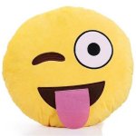 KIK Polštář smajlík Emoji VIIII 30x30cm