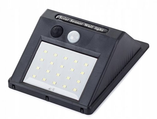 Verk 01376 Solárne vonkajšie 20 LED SMD osvetlenie s pohybovým senzorom