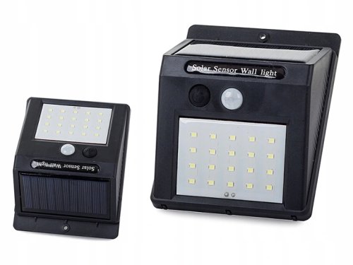 Verk 01376 Solárne vonkajšie 20 LED SMD osvetlenie s pohybovým senzorom