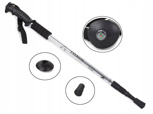 Verk 14005 Treková palica skladacie 1 ks strieborná