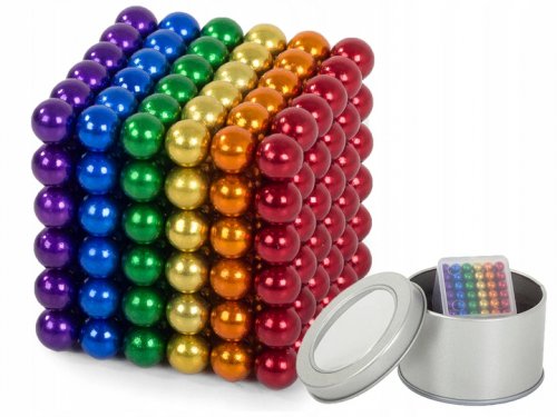 Verk NeoCube 3mm 216 magnetov farebné BOX
