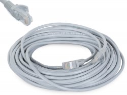 Verk 13126 Sieťový kábel RJ45, CAT5E, 20 m šedý