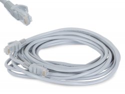 Verk 13128 Síťový kabel RJ45,CAT5E, 5 m šedý