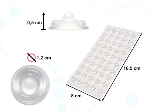 KIK Ochrana nábytku 13mm 50 ks