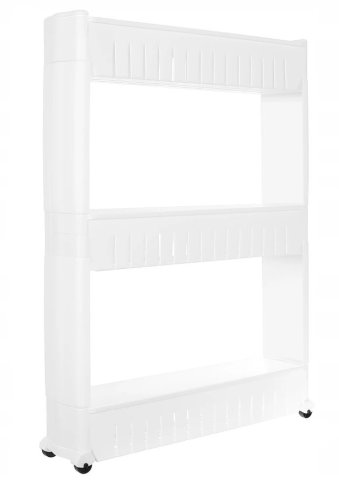 Ruhhy 11847 Skrinka na kolieskach, 3 police biela