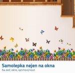 GFT Nálepky na okno - farebné kvetinky