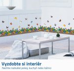 GFT Nálepky na okno - farebné kvetinky