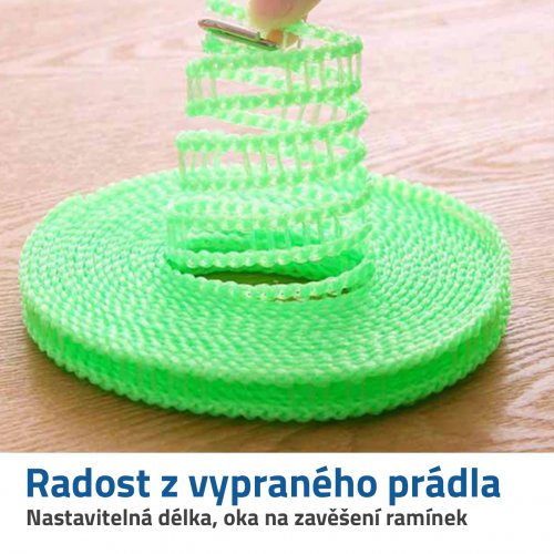 GFT Protišmyková šnúra na bielizeň - 10 m