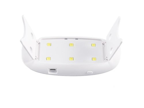 Verk 15668 Přenosná UV lampa na nehty Sun Mini 6 LED 18W bílá