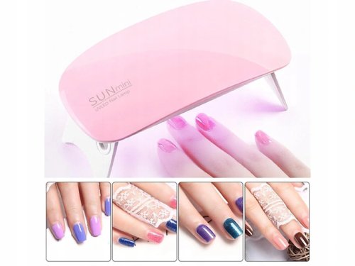 Verk 15668 Prenosná UV lampa na nechty Sun Mini 6 LED 18W biela