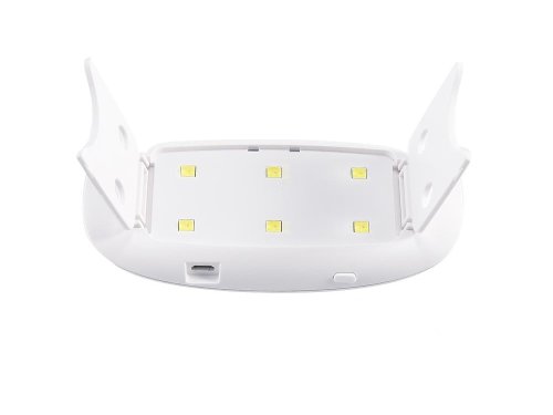 Verk 15668 Přenosná UV lampa na nehty Sun Mini 6 LED 18W bílá