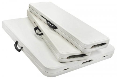 Gardlov 3257 Pivný set plastový skladací 180 cm biela