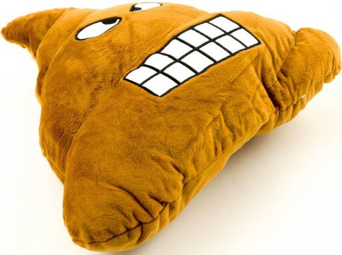 KIK Vankúš Poop Emoji III 32x32cm