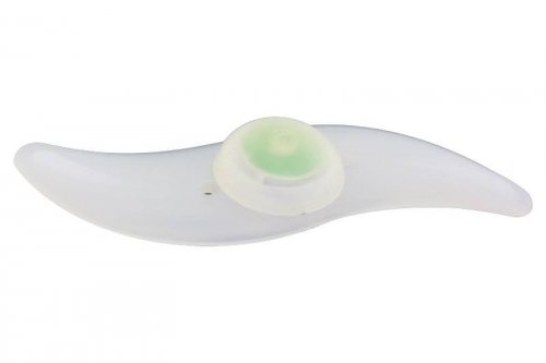 Varovné LED svetlo do výpletu kola zelenej