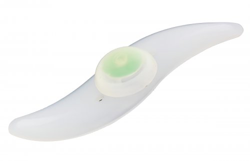 Varovné LED svetlo do výpletu kola zelenej