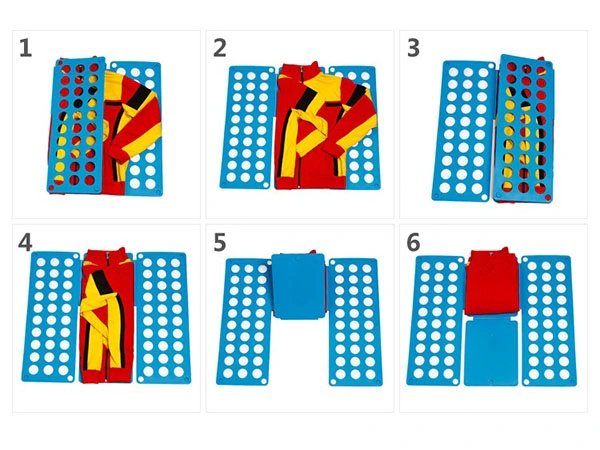 Verk Doska na skladanie oblečenia Clothes Folder L, modrá