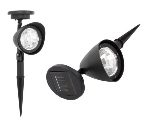 APT Zahradní solární LED reflektor se 3 LED diodami 1 ks