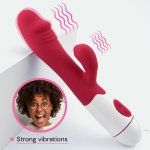 Sensual W25-3 Vibrátor na G-Bod 19 cm růžová