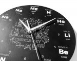 Master Hodiny pro chemika 30 cm černé