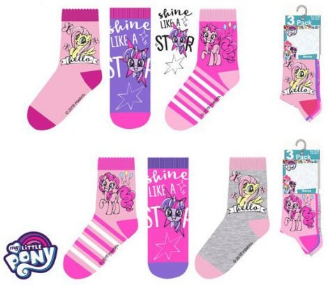 Javoli Detské ponožky My Little Pony veľ. 23/26 3 páry