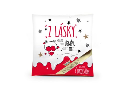 Nekupto Darčeková čokoláda s venovaním - Z lásky