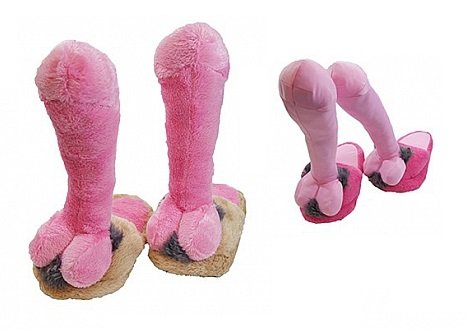 Kemis Papuče s penisem XXL