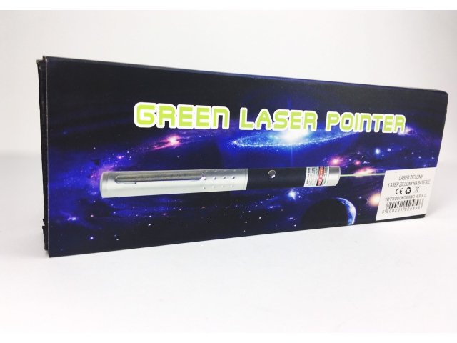 Fedus Laserové ukazovadlo Green Laser Pointer + 4 nástavce