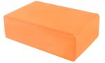 ISO Pěnová kostka na jógu 23x15x7.4cm - oranžová