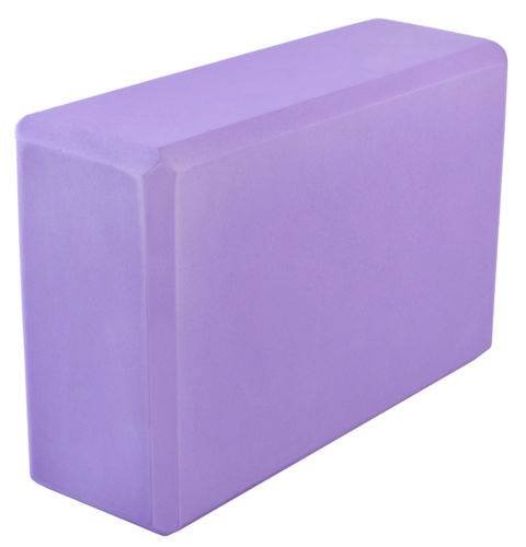 ISO Penová kocka na jogu 23x15x7.4cm - fialová