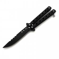 Pronett XJ3766 Nůž Motýlek černý