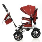 Trike FIX KX6628 Trojkolka s vodiacou tyčou červená