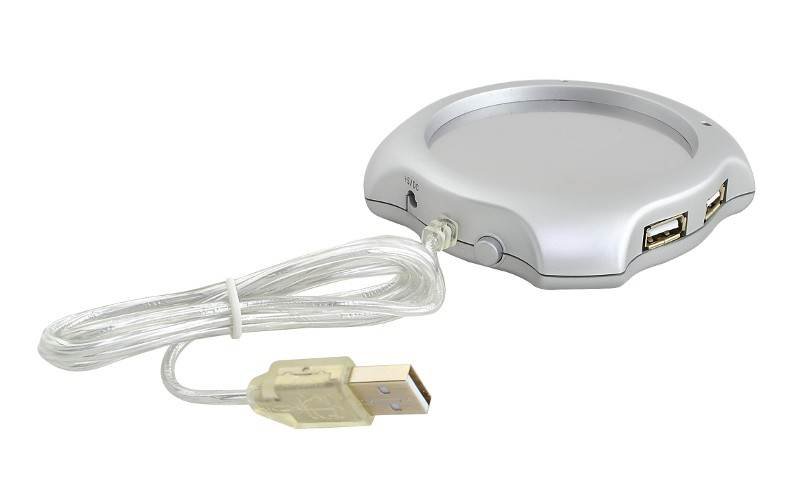 ISO USB ohřívač šálku s hubem