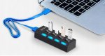 ISO 12269 Mini USB Hub 3.0, 4 porty