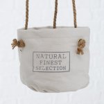 Boltz Dekoratívne závesný obal na kvetináč Natural 1 ks