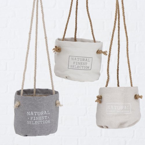 Boltz Dekoratívne závesný obal na kvetináč Natural 1 ks