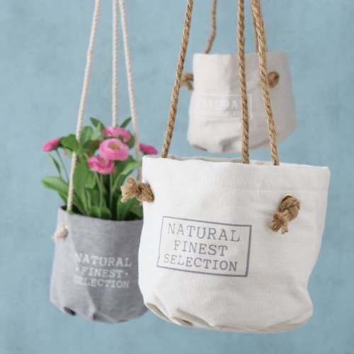 Boltz Dekoratívne závesný obal na kvetináč Natural 1 ks