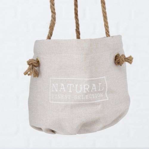 Boltz Dekoratívne závesný obal na kvetináč Natural 1 ks
