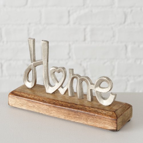 Boltze Dekorativní dřevěný nápis Love, Home 1 ks