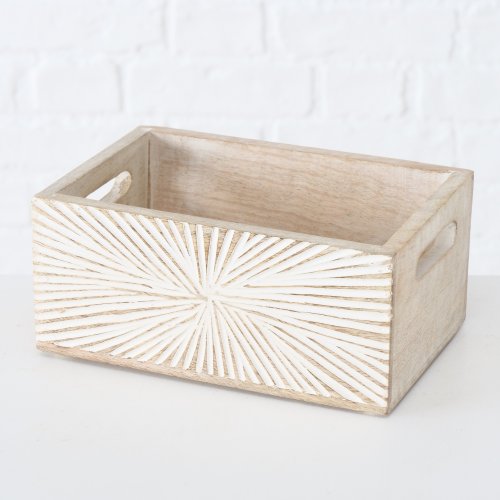 Boltze Dekorativní dřevěný box Jylling Set 2 ks