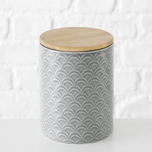 Boltze Dekorativní keramické dózy na potraviny Sven Set 2 ks