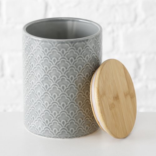 Boltze Dekorativní keramické dózy na potraviny Sven Set 2 ks