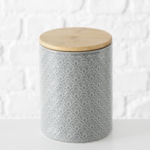 Boltze Dekorativní keramické dózy na potraviny Sven Set 2 ks