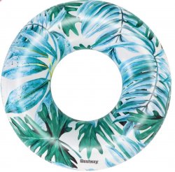 Bestway 36237 Nafukovací kruh palmy 119 cm modré