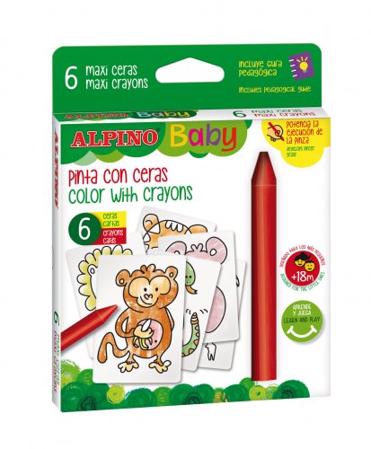 ALPINO Balenie 6 silných voskoviek + karty prales