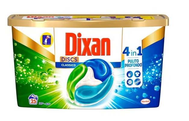 Dixan gélové pracie kapsule Universal 4 v 1 25 pracích dávok