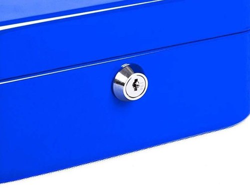 Verk 01441 Príručná pokladnica 20 x 16 x 9 cm modrá